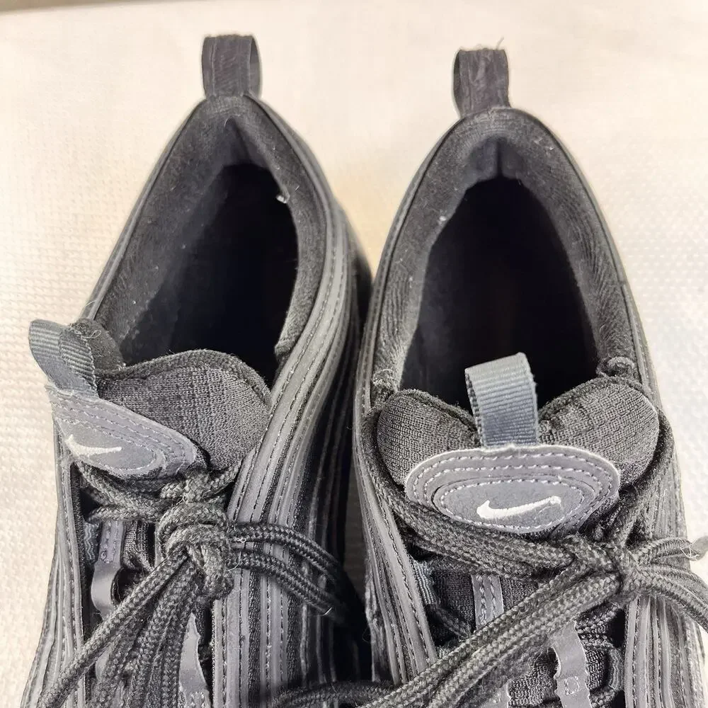 Nike Air Max 97 GS Triple Black‎ Anthracite 921522-011 Youth Sz 6.5Y